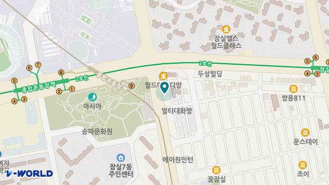 효정재가복지센터 위치 지도