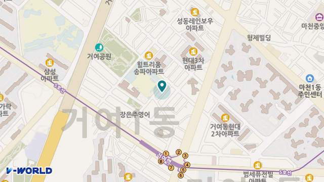 아르비앙 데이케어센터 위치 지도