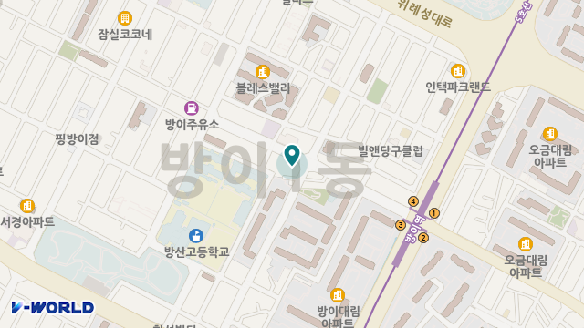 보은재가방문요양센터 위치 지도