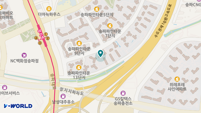 소나무방문요양센터 위치 지도