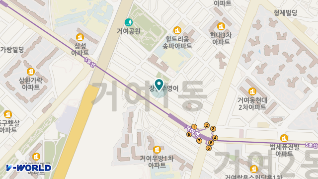 사랑e음복지센터 위치 지도