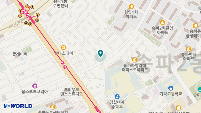 온케어주간보호센터 위치 지도