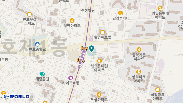 "반석"데이케어센터 위치 지도