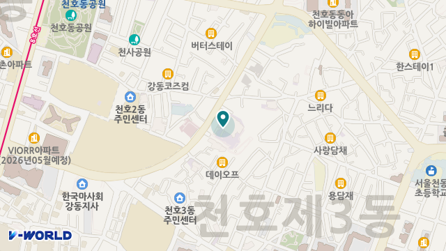 천호동성당데이케어센터 위치 지도