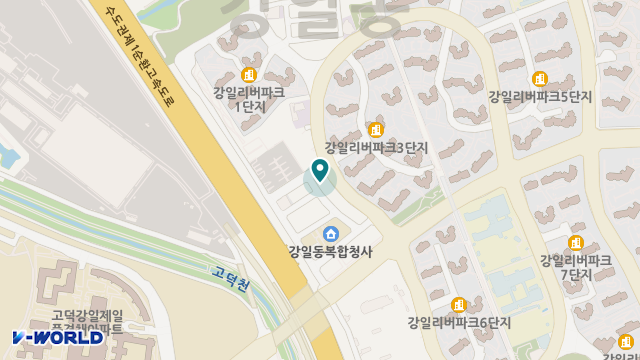 A+강일데이케어센터 위치 지도
