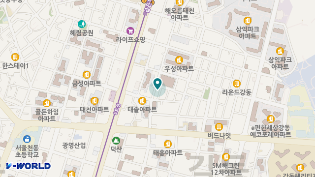 강동믿음재가복지센터 위치 지도