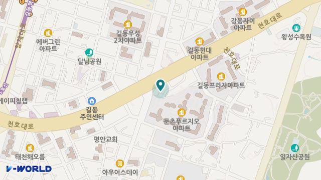 둔촌데이케어센터 위치 지도