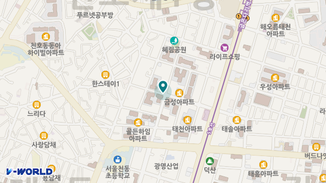 명성재가복지센터 위치 지도