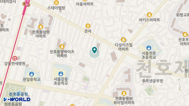 수실버재가센터 위치 지도