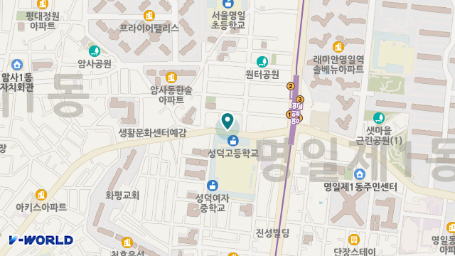 케어닥 재가방문요양돌봄센터 명일파트너점 위치 지도