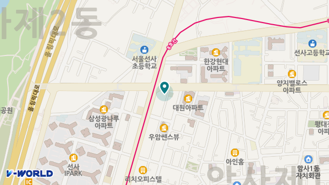 e-한나데이케어센터 위치 지도