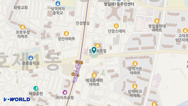 봄날 데이케어센터 위치 지도