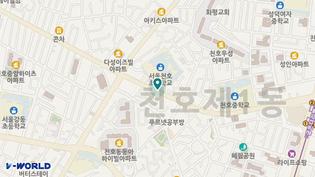 햇살정원 재가복지센터 위치 지도
