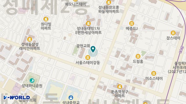 강동이음 재가복지센터 위치 지도