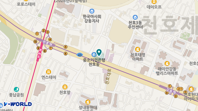 9학년데이케어센터 2호점 위치 지도