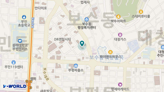 한울타리노인복지센터 위치 지도