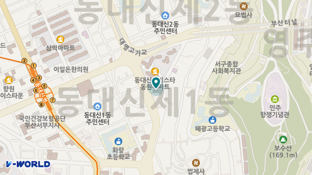 서연재가노인복지시설 위치 지도