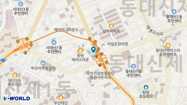 초록숲재가복지센터 위치 지도
