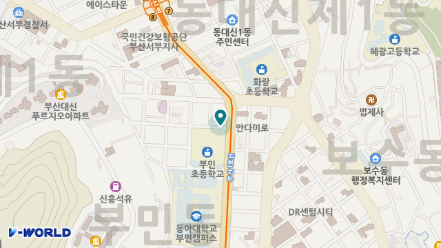 서구케어재가노인주간보호센터 위치 지도