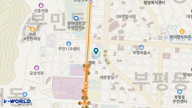 영락재가복지센터 위치 지도