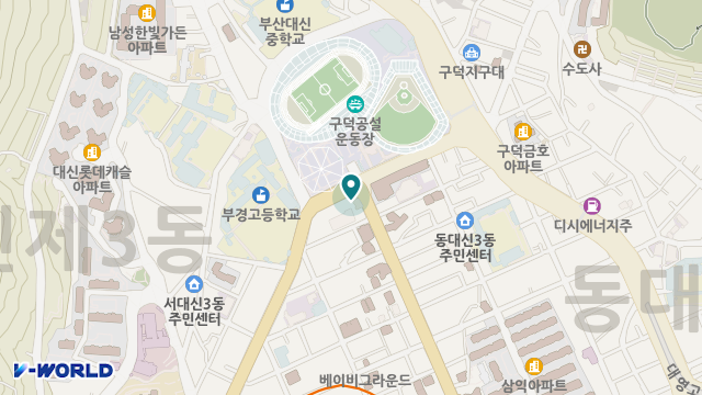 대신노인재가복지센터 위치 지도
