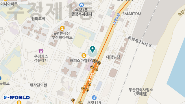 인창동구노인복지센터 위치 지도