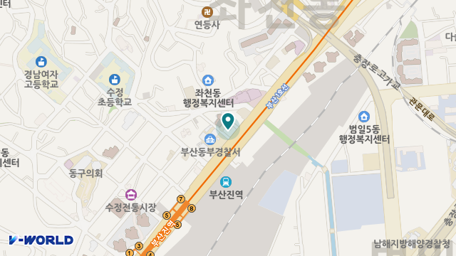 건강한의료기 위치 지도