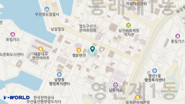 혜원영도구노인복지센터 위치 지도