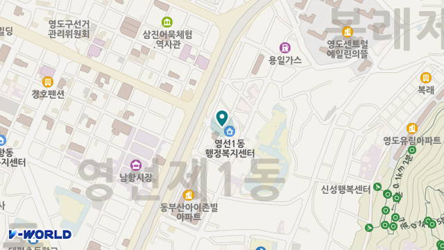 영도구 효 어르신 데이케어센터 위치 지도