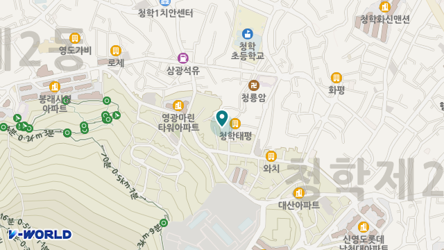 편한세상실버센터 주야간보호 위치 지도