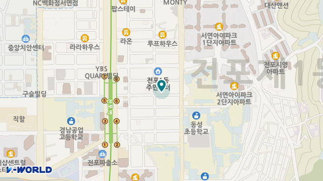 전포어르신주간보호센터 위치 지도