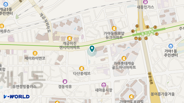부산노인복지센터 위치 지도