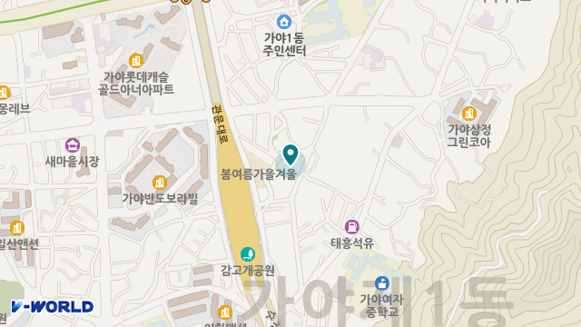 다사랑치매전문주간보호센터 위치 지도