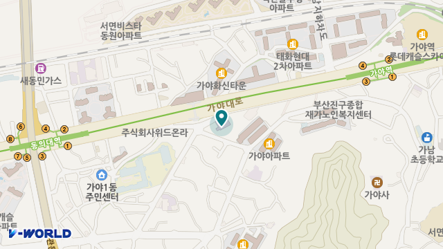 무궁화재가노인복지시설 위치 지도