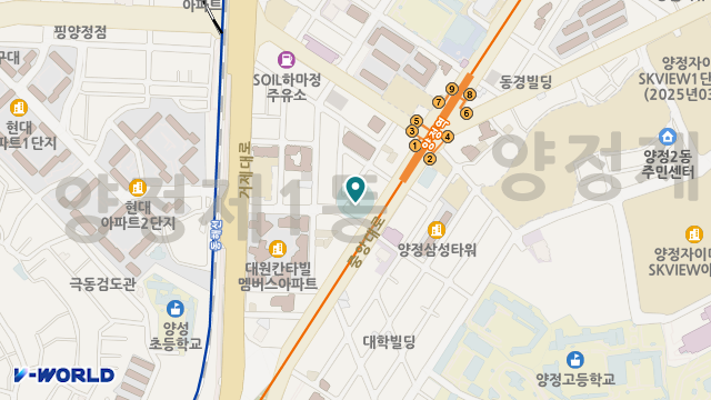 한음주간보호센터 위치 지도