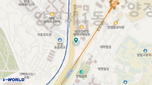 기쁨재가복지센터 위치 지도