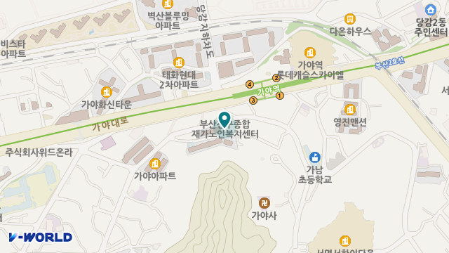부산진구종합재가노인지원서비스센터 위치 지도