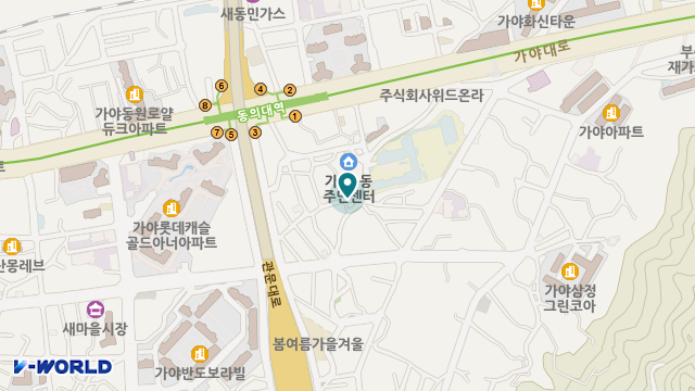 부산진구중앙재가복지센터 위치 지도