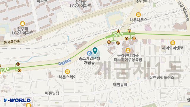 (주)대교뉴이프 방문요양센터 부산센터 위치 지도