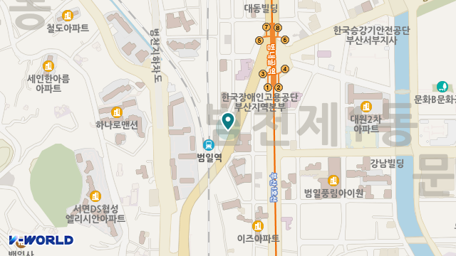호천재가복지문화센터 위치 지도