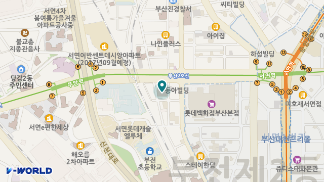 (주)케어링 방문요양센터 부산점 위치 지도