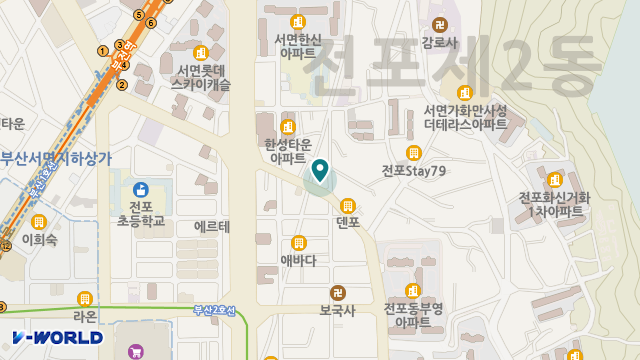 라움데이케어센터 위치 지도