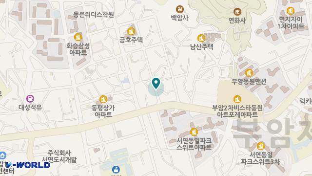 동백의료기 위치 지도
