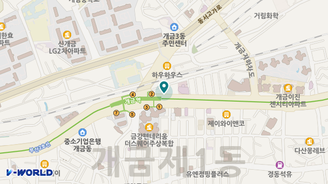 한사랑주간보호센터 위치 지도