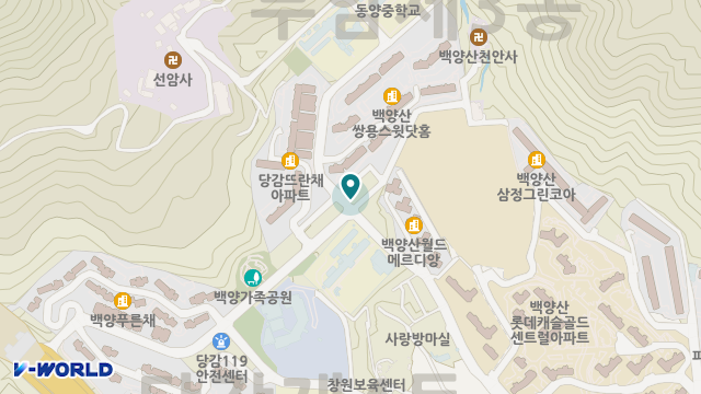 효향재활주간보호시설 위치 지도