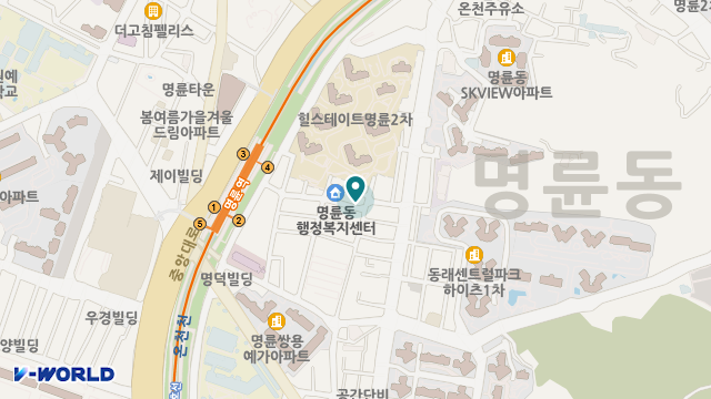 동래구노인복지관 노인복지센터 위치 지도
