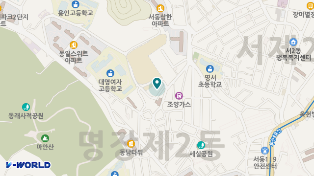 동래주간노인복지센터 위치 지도
