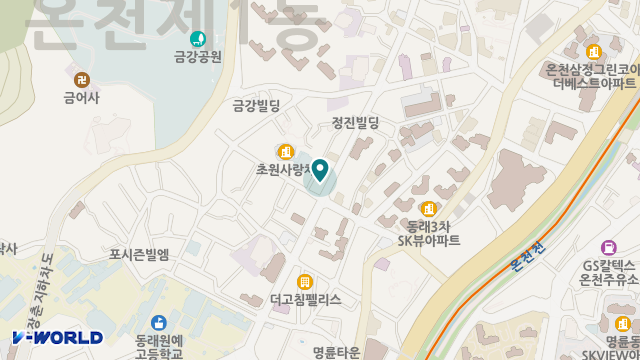 온천우리재활주간보호센터 위치 지도