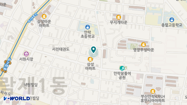 광애재가복지센터 위치 지도