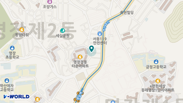 100세누리 재가복지센터 위치 지도